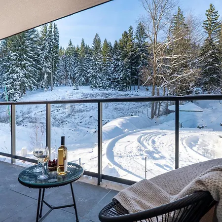 Izerskie Premium - Zrodlo Izery - Strefa Saun & Family Przy Gondoli Apartment