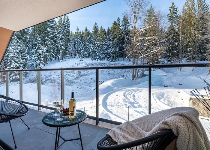 Izerskie Premium - Zrodlo Izery - Strefa Saun & Family Przy Gondoli Apartment